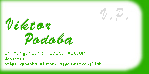 viktor podoba business card